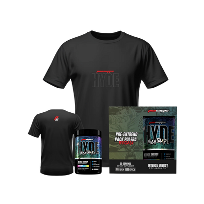 Pack Mr. Hyde Nightmare Pre-Entreno + Polera – Energía Extrema, Foco y Pump | ProSupps Chile