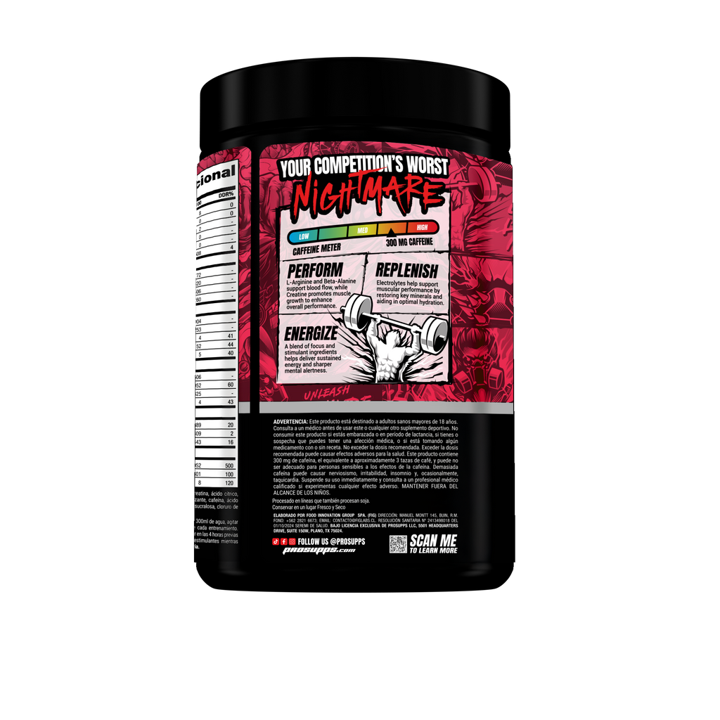 Pre Entreno Mr Hyde Nightmare Blood Berry
