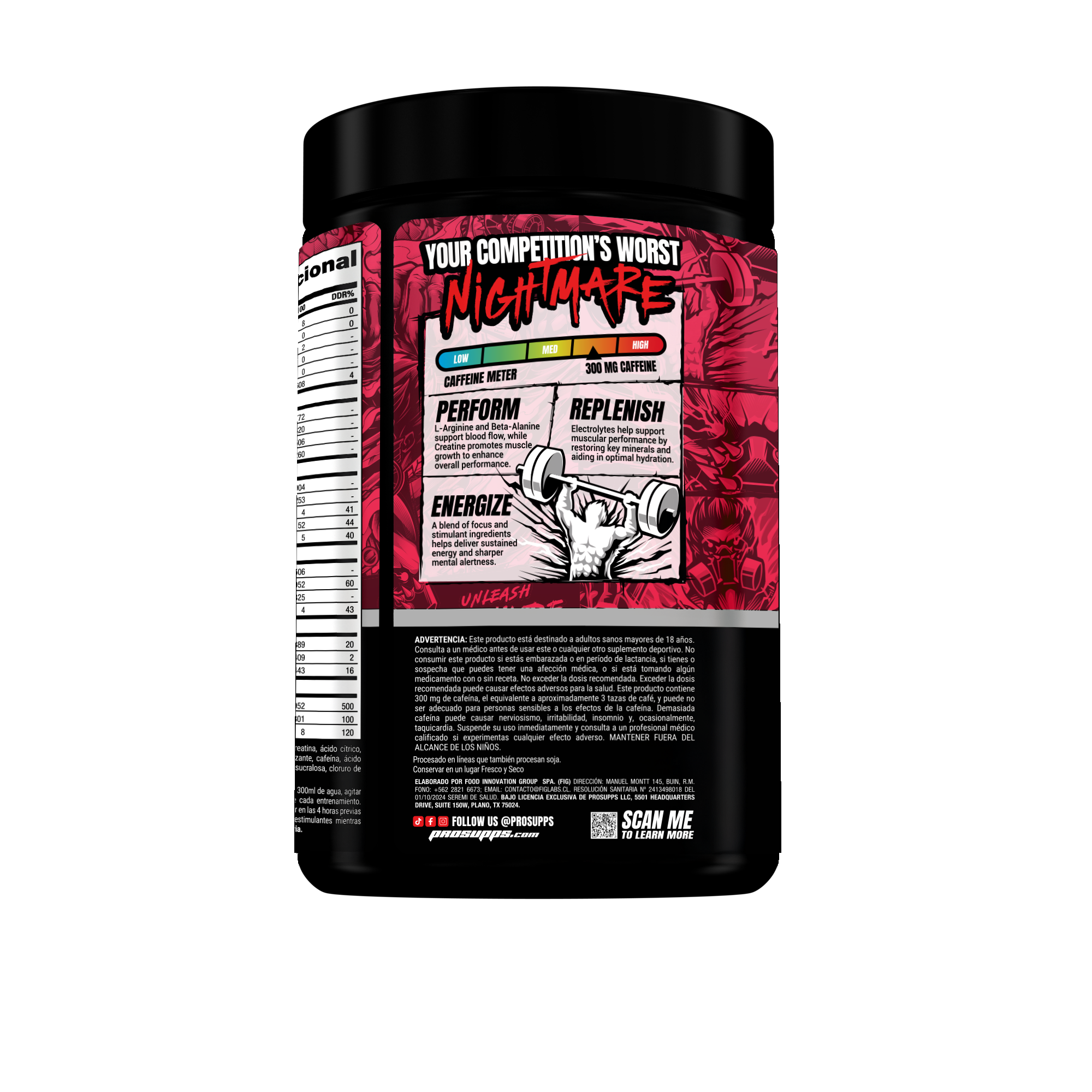 Pre Entreno Mr Hyde Nightmare Blueberry Lemonade