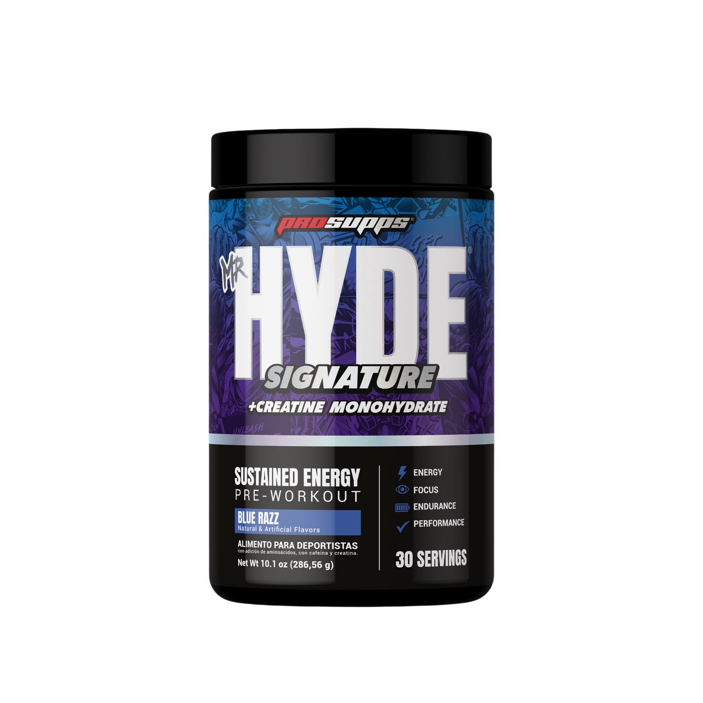Mr. Hyde Signature Pre Entreno – Energía Sostenida, Foco y Pump | ProSupps Chile
