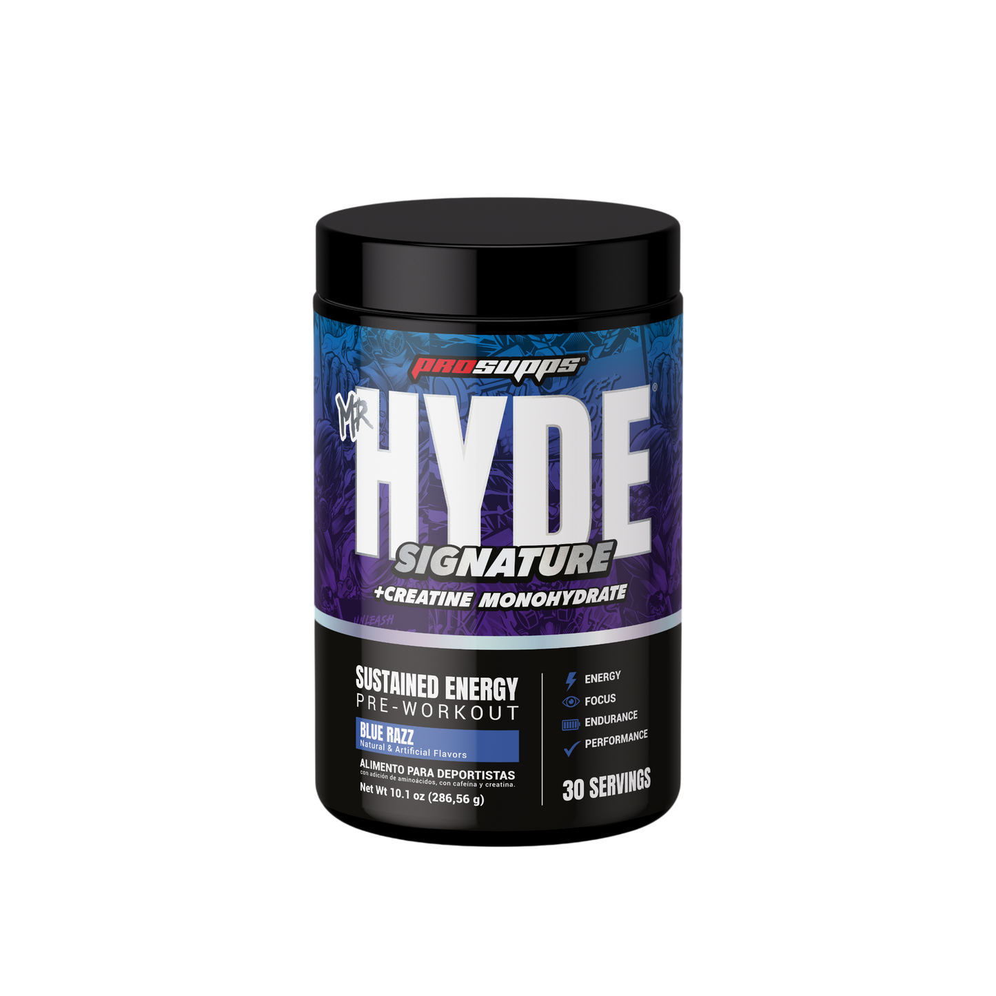 Mr. Hyde Signature Pre Entreno – Energía Sostenida, Foco y Pump | ProSupps Chile