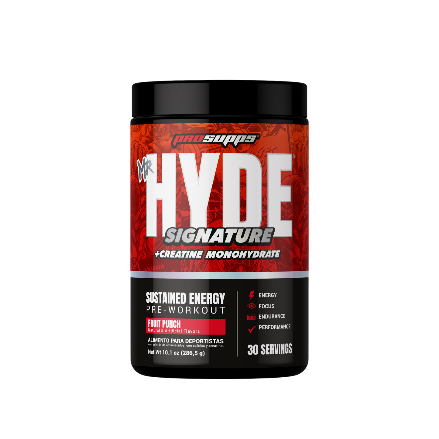 Mr. Hyde Signature Pre Entreno – Energía Sostenida, Foco y Pump | ProSupps Chile