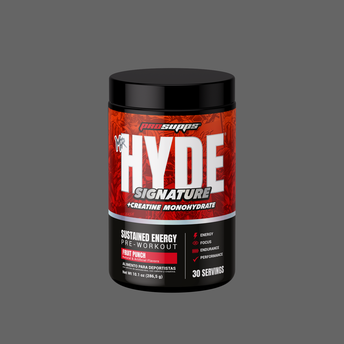 Mr. Hyde Signature Pre Entreno – Energía Sostenida, Foco y Pump | ProSupps Chile