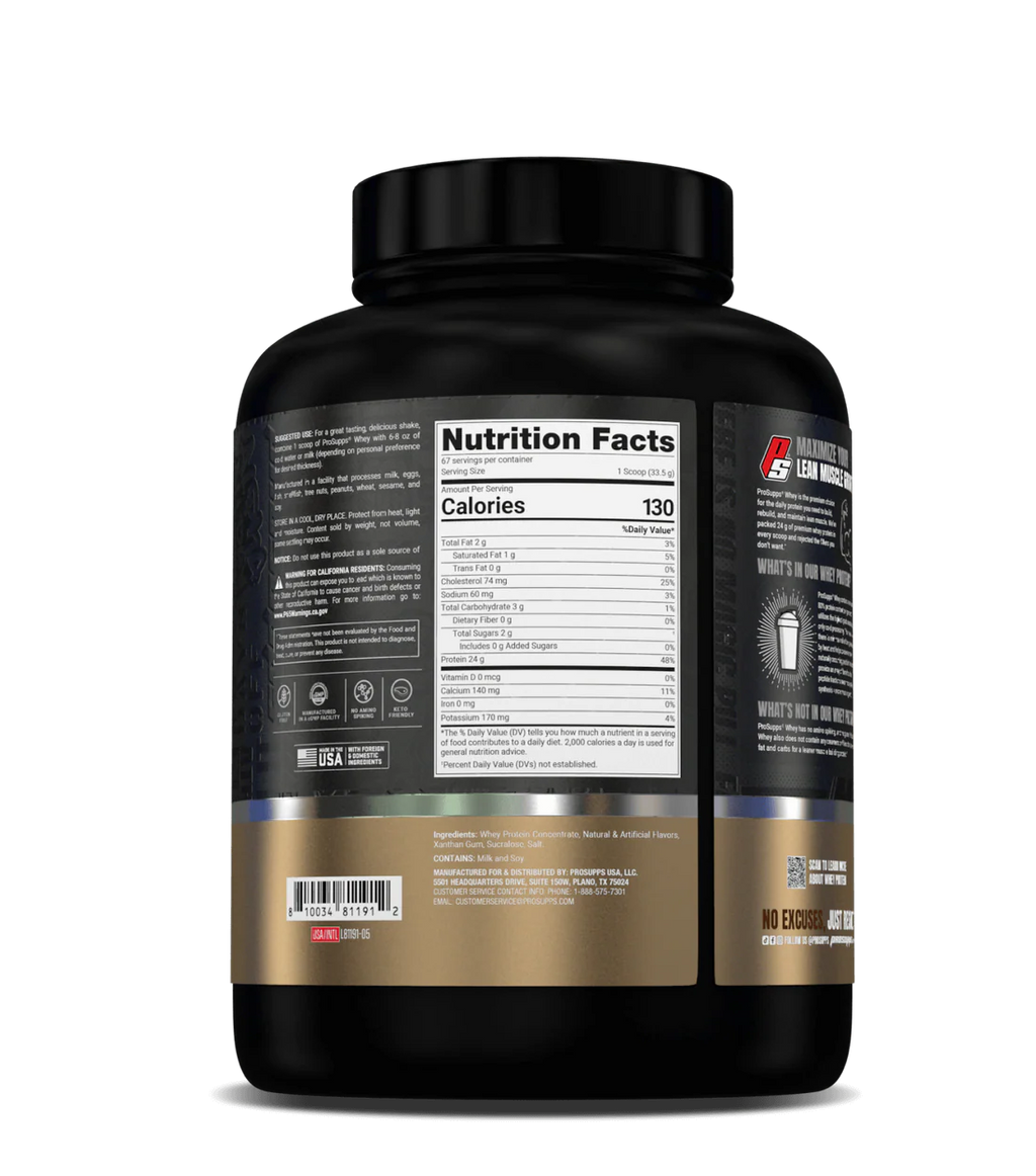 Proteina Whey prosupps 5lbs Vainilla