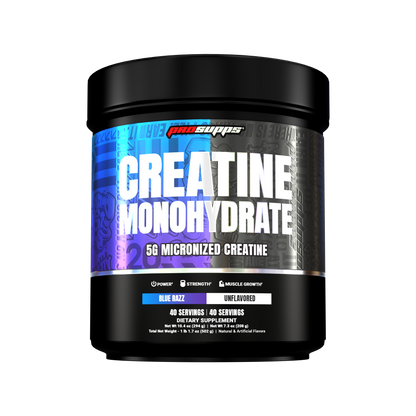 Creatina Monohidratada Dual Tub Blue Razz + Sin Sabor | 80 Servicios Prosupps