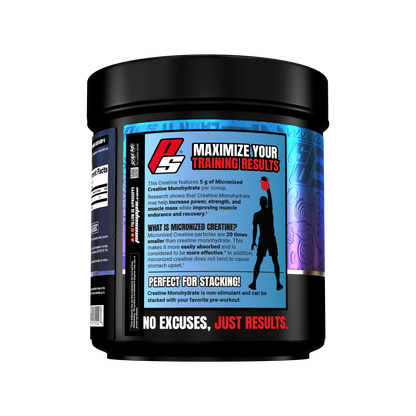 Creatina Monohidratada Dual Tub Blue Razz + Sin Sabor | 80 Servicios Prosupps