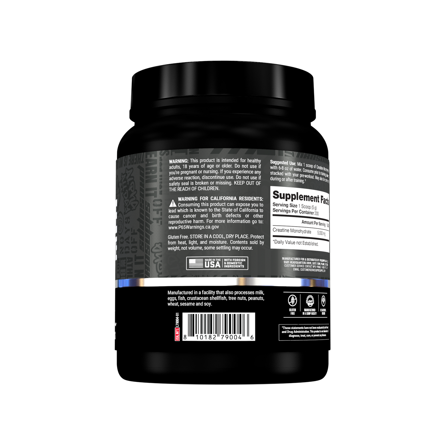 Creatina Monohidrato ProSupps 1000g – Más Fuerza, Volumen y Rendimiento | ProSupps Chile