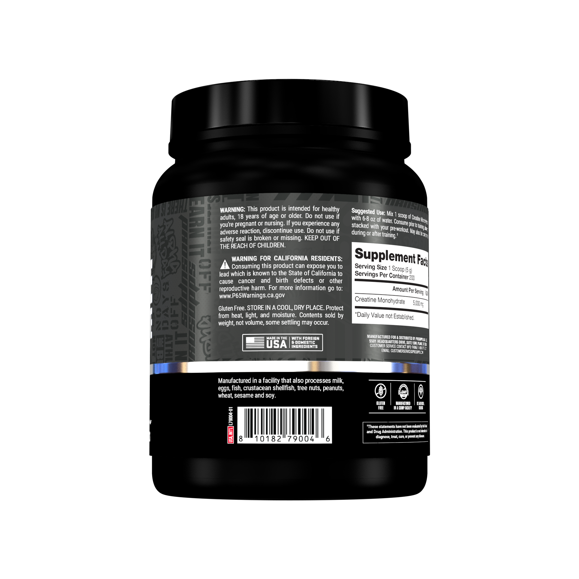 Creatine Monohydrate 1000 grs