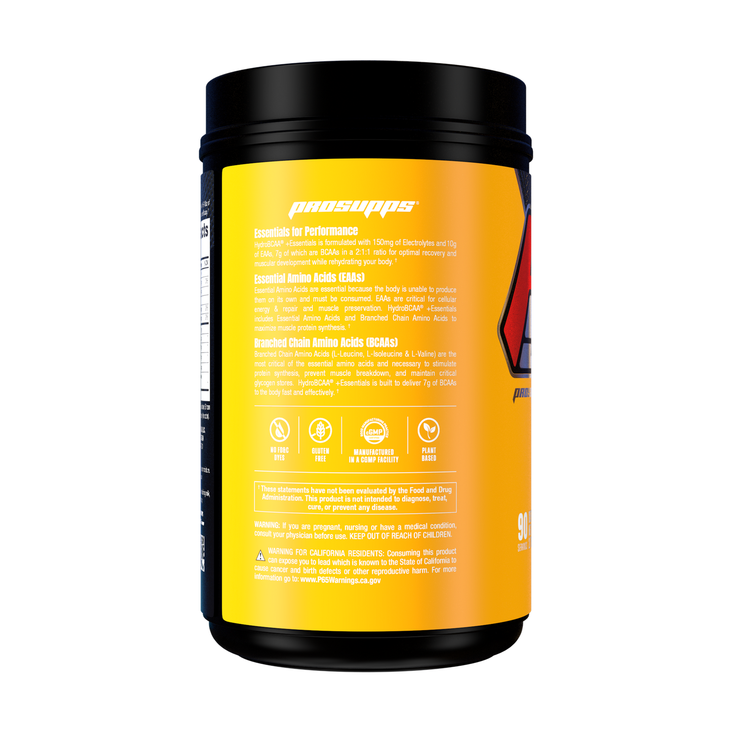 HydroBCAA + Essentials 90 Serv – Aminoácidos, Hidratación y Recuperación | ProSupps Chile