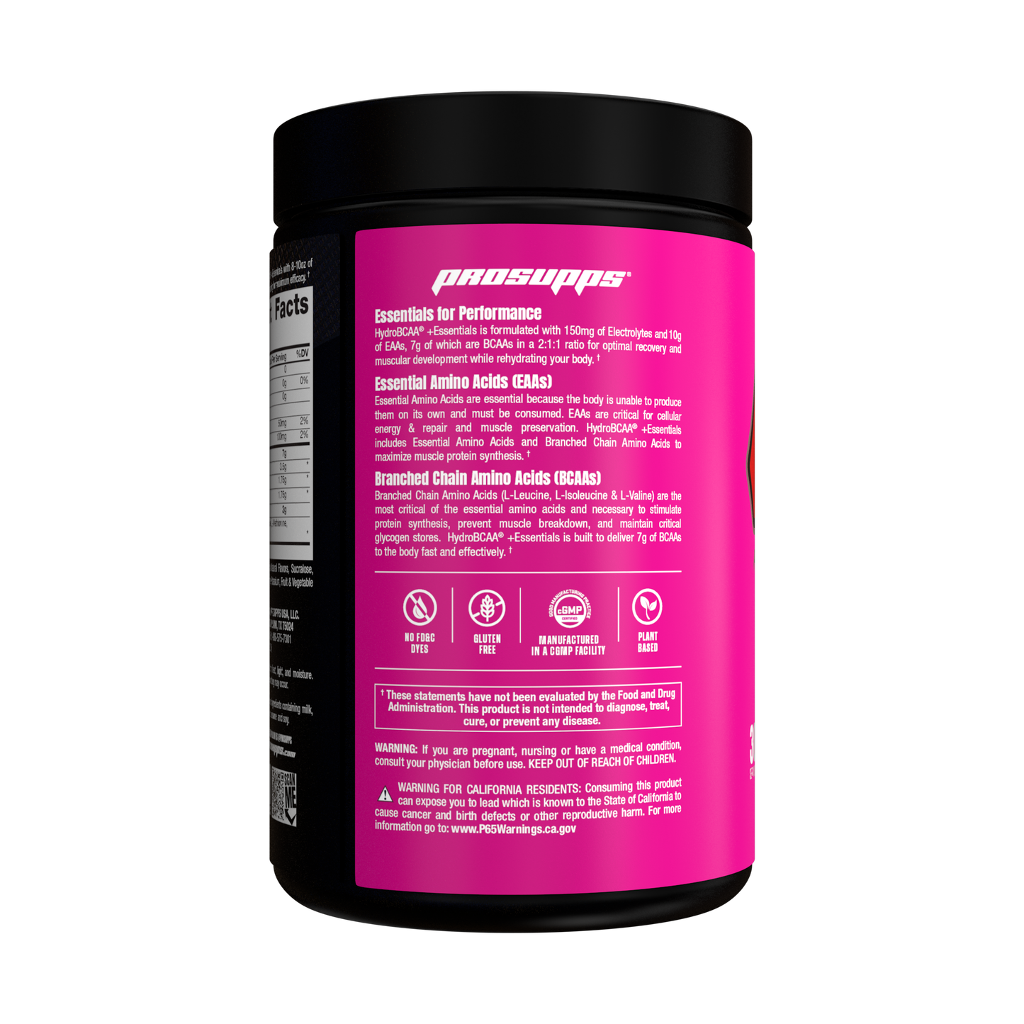 HydroBCAA + Essentials 30 Serv – Aminoácidos, Hidratación y Recuperación | ProSupps Chile