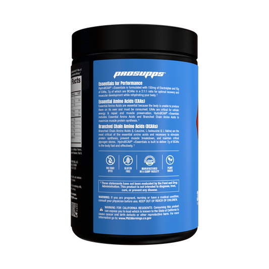 HydroBCAA + Essentials 30 Serv – Aminoácidos, Hidratación y Recuperación | ProSupps Chile