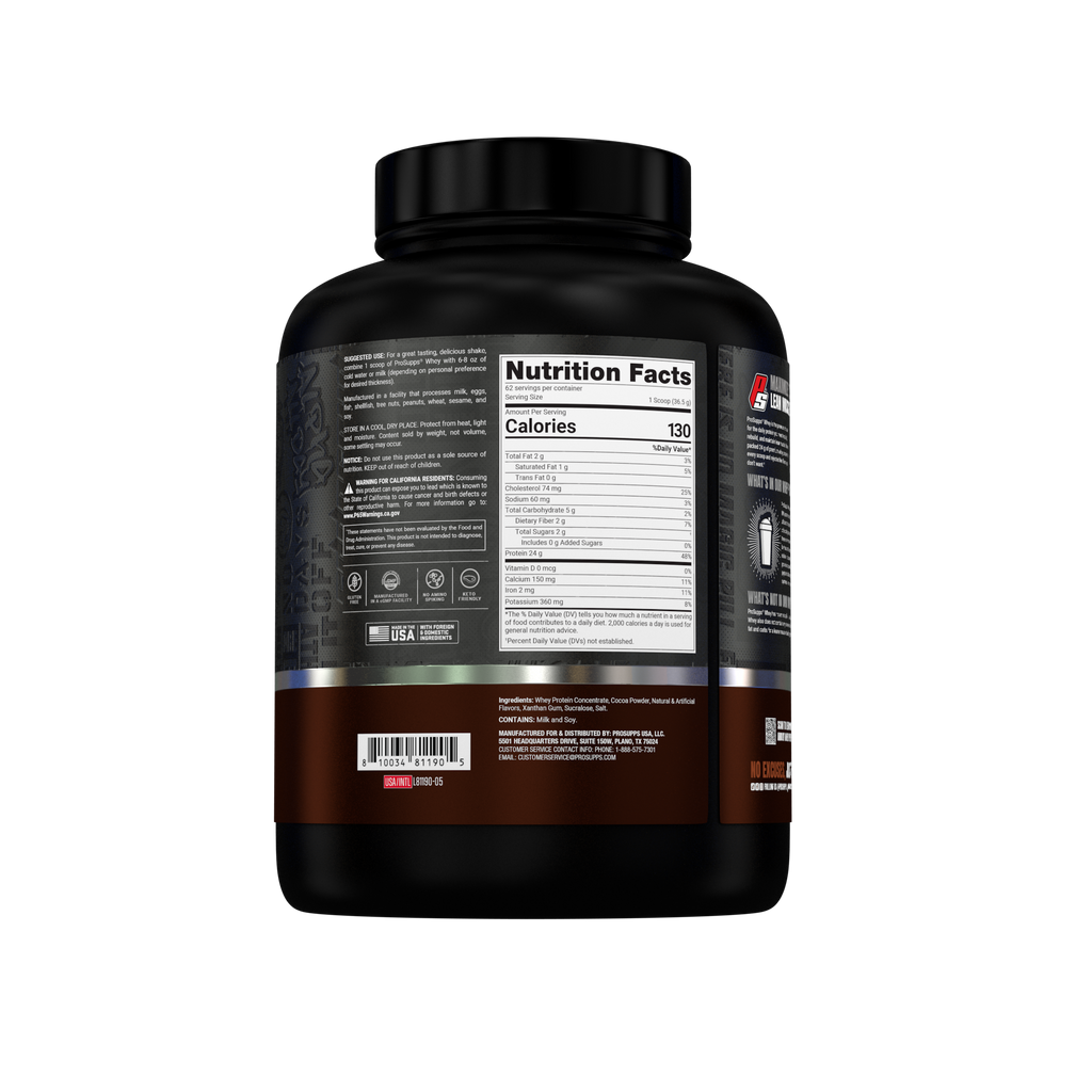 Proteina Whey prosupps 5lbs Chocolate