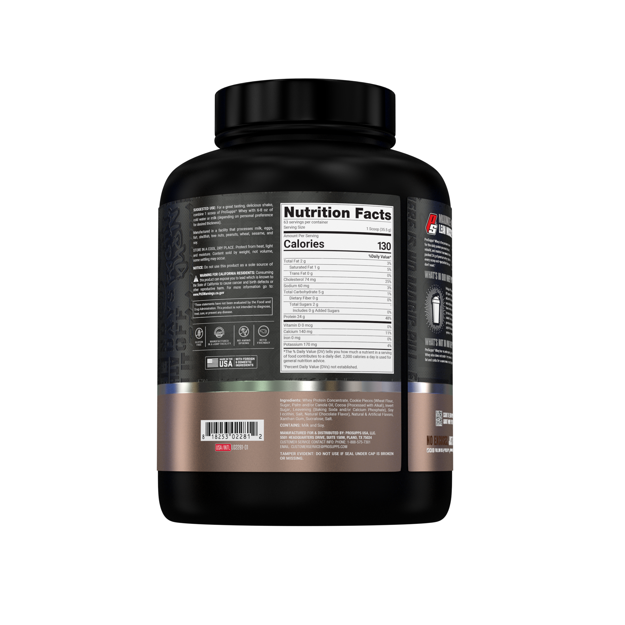 Proteina Whey Prosupps 5lbs Cookies